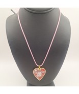 Heart Pendant Goldtone Cat Necklace  - Mbarnes Productions 18&quot; + 2in - €9,33 EUR