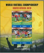 Tuvalu 2010 SG1404 Football World Cup MS MNH - $4.01