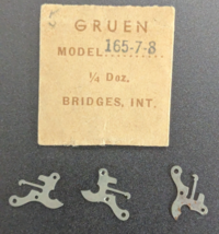 Pack Of 3 Gruen #5 EB445 CAL165-7-8 - Intermediate Bridge Factory Watch Part - £10.92 GBP