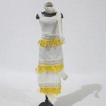Mego Doll Dress Yellow Fringe Montgomery Wards For Cher Diana Ross Vinta... - $79.18