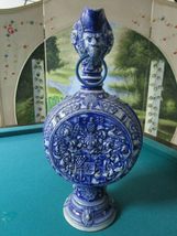 Compatible with Antique Westerwald German ROUND RING JUG stoneware blue ... - £443.08 GBP