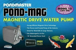 Pondmaster Pond Mag Magnetic Drive Water Pump - 1200 GPH - £138.66 GBP