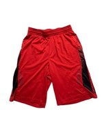 Tek Gear Shorts Boys Large 10/14 Red Basketball Sports Drawstring Elasti... - £8.51 GBP