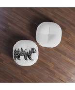 Customizable Tufted Round Floor Pillow, Soft Comfy Accent Piece for Any ... - £74.28 GBP+