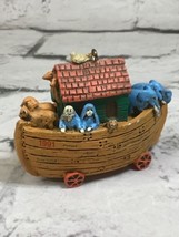 Vintage 1991 American Greetings Forget Me Not Noahs Ark Christmas Ornament - £9.49 GBP