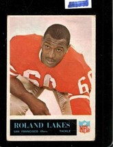 1965 Philadelphia #178 Roland Lakes Vg+ 49ERS *X94694 - £2.68 GBP