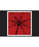 LIVING ACCENTS 9 ft. Tiltable Red Market Patio Umbrella - $118.95 CAD