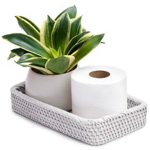 Towel Storage For Small Bathroom 10 In X 6 In White Toilet Paper Holder Storage  - $33.99