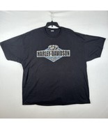 Harley Davidson Los Angeles Anaheim Graphic Logo T Shirt Black Mens 3XL ... - £18.30 GBP