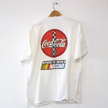 Vintage Coca Cola Official Soft Drink Of Nascar T Shirt XL - £40.15 GBP