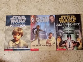 Star Wars Scholastic Books Lot Jedi Apprentice and Episode I Lucas Books - £8.18 GBP