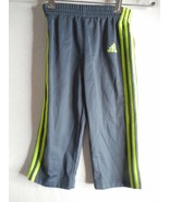 Adidas Size 18M Grey Green Athletic Track pants - $6.39