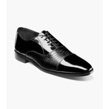 Stacy Adams Razzeto Cap Toe Oxford Shoes Patent Leather Black 25739-001 image 2