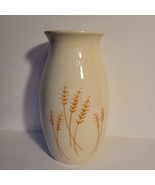 Beige Ceramic Wheat Vase by Ashland from Michael&#39;s 9.5&quot; Tall NWT Fall Au... - £10.99 GBP