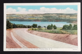 Seneca Lake View &amp; Drive to Top of Glen Watkins New York NY UNP Postcard... - $7.99