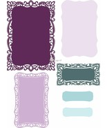Lace Rectangular Frames Metal Cutting Dies Stencil Scrapbook Card Making... - $12.87