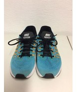 Nike Air Zoom Pegasus 32 Womens Size 10.5 Running Shoes Blue Orange 7493... - £20.06 GBP