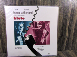 Klute Laserdisc Video Classic Movie Jane Fonda Donald Sutherland Alan J.... - £7.74 GBP