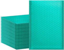 25Pcs Bubble Mailers, 8.5x12 Inches Self Seal Teal Poly Mailers, Padded Envelope - £12.78 GBP