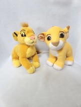 Lot of 2 Applause &amp; Mattel Simba -Walt Disney - The Lion King - Simba Cub Plush - £9.84 GBP