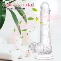 Realistic Huge Dildo Thick Anal Plug Large Girth Dong Big Cock for Women... - $7.99