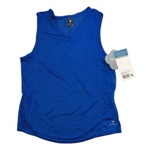 Insport Womens Blue Xodus Tigress V-Neck Tank Top F559, Size Large NWT - £10.97 GBP