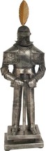 Sculpture Medieval Armor Suit Antique Paint Tin Handmade Hand-Craft - £100.75 GBP