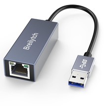 Usb To Ethernet Adapter, Usb 3.0 To 10/100/1000 Gigabit Ethernet Lan Network Ada - £15.97 GBP