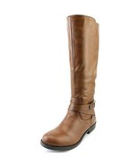 Style&amp;Co Women Block Heel Knee High Riding Boot Madixe Size US 5.5M Cogn... - £14.08 GBP