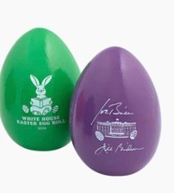 BIDEN 2024 GREEN WHITE HOUSE EASTER EGG PRESIDENT DEMOCRAT SIGNED COLLEC... - $23.85