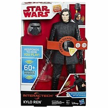 Star Wars Interactech Electronic Kylo Ren W/Light Up Sword 60+ Sounds &amp; Phrases - £63.15 GBP