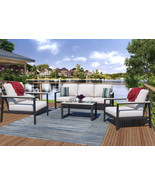 Modern Sofa &amp; Club Chair Seating Set - Seashell Arm - $3,448.41 CAD