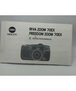 Minolta Riva Zoom 70EX instruction Manual Only Replacement OEM - $13.37 CAD