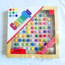 Colorku Board Game Color Sudoku Puzzle 2006 Mad Cave Bird 98% Complete - $24.74