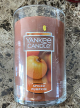 NEW Yankee Candle Spiced Pumpkin Double Wick Large 22oz Tumbler Candle  - $19.80