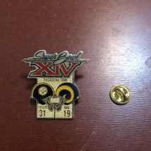 Super Bowl XIV Lapel Pin 1980 Pittsburgh Steelers (31) vs. Los Angeles R... - $131.02 MXN