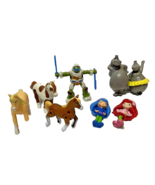 Mixed Lot of 8 McDonalds Toys Horses Ninja Turtle Strawberry Shortcake H... - £10.96 GBP