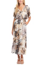 Karen Kane Womens Cuffed Sleeve Dress in Print, Size Large - £88.01 GBP