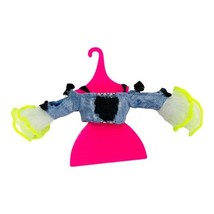 LOL Surprise Doll L.O.L. OMG Miss Royale Ruffle Sleeve Short Top Blue Yellow - £10.04 GBP