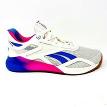 Authenticity Guarantee 
Reebok Nano X White Pink Blue Womens Size 10.5 Cross ... - £68.06 GBP