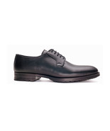 Heren veganistische zwart blucher schoen microvezel flexibel ademend gevoerd - $133.93