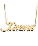 Ximena Name Necklace for Best Friend Family Member Birthday Christmas Gift - $15.99