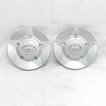 2x Hyundai 52960-29670 Fits 1999-2000 Elantra 6&quot; Silver Plastic Center C... - $26.97