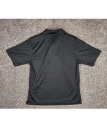 PGA Tour Shirt Men Medium Black Short Sleeve Textured Golf Polo Athletic... - £10.99 GBP