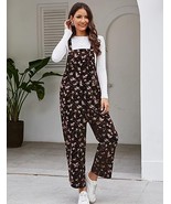 Flygo Woman&#39;s Casual Wide Leg Overalls Baggy Jumpsuit with Pockets - Siz... - £14.74 GBP