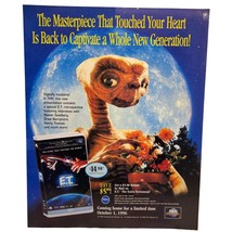 1980s E.T. Movie VHS Vintage Print Ad 90s Home Video Release Pillsbury - $10.49