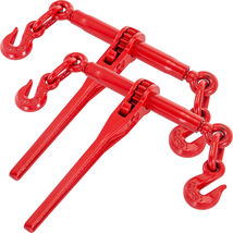 VEVOR 5/16"-3/8" Chain Hoist, 6600lbs Load Ratchet Hoist, Ratchet Lever ... - $49.99