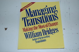 Managing Transitions Making the most of Change William Bridges Paperback Book - $9.99