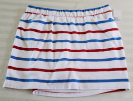 NWT Kim Rogers White Red &amp; Blue Skorts Size 14 Cotton/Poly - £15.45 GBP