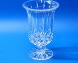 DePlomb By SAINT GEORGE 7” Crystal HURRICANE Vase / Candle Holder - MINT - $24.72